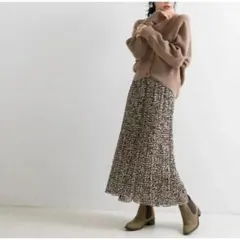 サイドゴアブーツ 23cm グレージュ スエード 太ヒール 安定感 お洒落 美脚