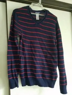 パープル ニット