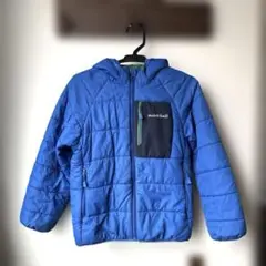 mont-bell モンベル キッズ アウター 120リバーシブル（青×緑）