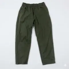 GU ジーユー シェフパンツ イージーパンツ オリーブ カーキ Lサイズ