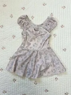 アプレレクール 花柄ワンピース水着 ピンク