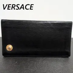 ヴェルサーチ　長財布　レザー　本革　札入れ　ブラック　メデューサ　VERSACEのサムネイル