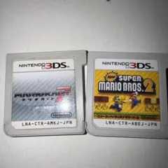 マリオカート7 スーパーマリオブラザーズ2 2本セット