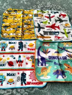 ミニハンドタオル4枚セット