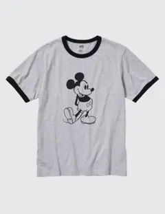 UNIQLO リングTシャツ　XLサイズ　ディズニー　ミッキー