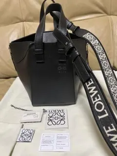 LOEWE ロエベ バルーンバッグ アナグラム ショルダー ブラック バッグ