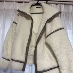 EMODA 【未使用】ボアジャケット　アイボリー　F