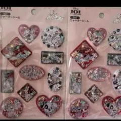 101匹わんちゃん ウォーターシール　２枚　正規品　ディズニー