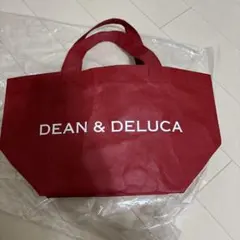 (新品未使用)DEAN & DELUCA ペーパーエコバッグ赤