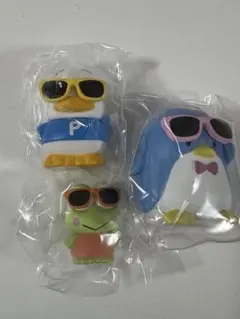 グラサンばちばちフィギュア　タキシードサム　けろけろけろっぴ　あひるのペックル