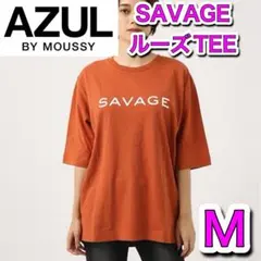 【AZUL by moussy】SAVAGE　ルーズTEE　Mのサムネイル