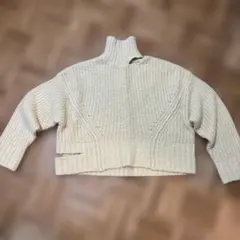 美品　PRANK PROJECT シャギースリットニット グレー