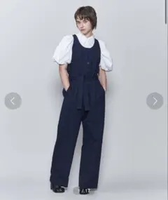 サロペット・オーバーオール・オールインワン 6(ROKU) COTTON GATHER ALL IN ONE 値下げ】6(ROKU) COTTON GATHER ALL IN ONE - メルカリ