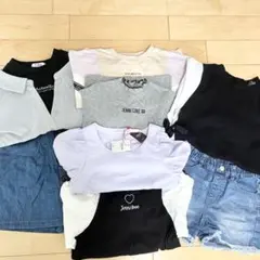 まとめ売り　子供服　130cm 春服　スカート　シャツ　長袖　ズボン