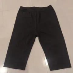黒 スパッツ 120サイズ 5分丈
