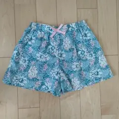 ユニクロ　イージーフレアショートパンツ　130　花柄