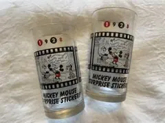 ミッキーマウス グラス 2個セット