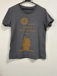 【訳あり】ユニクロ スヌーピー Tシャツグレー　XL