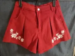 刺繍入りショートパンツ