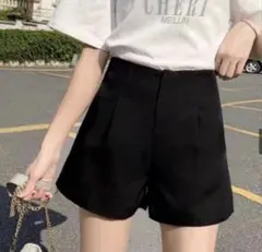 GRL グレイル　タックハイウエスト　ショートパンツ［at1744］