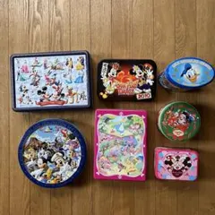 ディズニー　お菓子　空缶セット レトロ