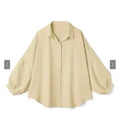 美品！グレイル　袖2Wayドルマンスリーブシャツ[mei32] イエロー