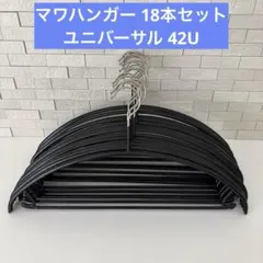 【未使用】マワ ハンガー 18本 ユニバーサル 42U セットアップ用　ブラックのサムネイル