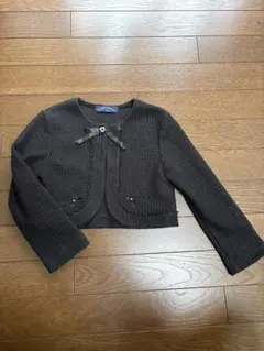 CHOPIN ブラックカーディガン 120