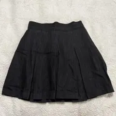 Heather デニムスカート ミニスカート プリーツスカート