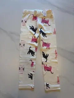 【新品タグ付き】baby GAP ネコ柄ロングパンツ 105cm