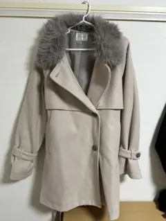 OLIVE des OLIVE ファーティペットミドル丈コート