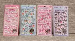 【国内正規品】サンリオ　ボンボンドロップシール 4枚セット