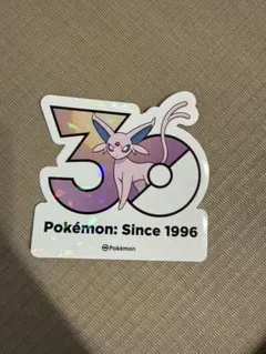 ポケモン 韓国 ポップアップ ガチャガチャ 30周年 ステッカー エーフィ