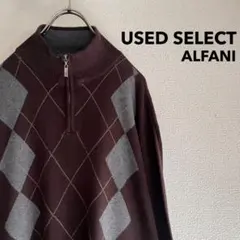 古着 “ALFANI” High Gauge Knit / ハーフジップのサムネイル