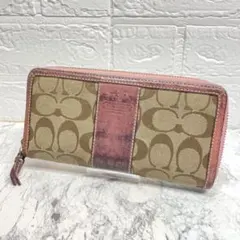 コーチ COACH シグネチャー 長財布 キャンバス ロングウォレット