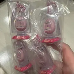 おかしなたまごボーロっち　たまごっち　食玩　4個セット　ピンク