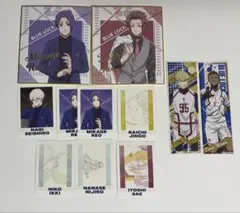 ブルーロック　色紙　ぱしゃこれ　ロングシール　まとめ売り　御影玲王　凪誠士郎