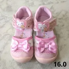 MOONSTAR ムーンスター 女の子 サンダル キティ ピンク 16cmのサムネイル