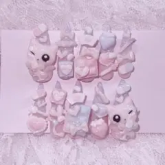 女児 ゴテゴテ 平成 ネイルチップ 地雷 量産 イベント ライブ 推し