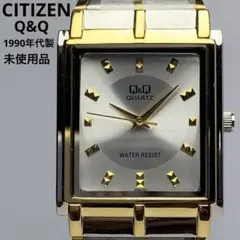 【未使用タグ付】CITIZEN Q&Q シチズン QZ 電池新品 コンビカラー