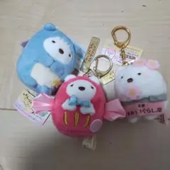 すみっコぐらし　てのりぬいぐるみ　ぶらさげぬいぐるみ　しろくま