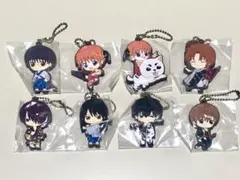 銀魂 カプセルラバーマスコット ガシャポンは開ける前が一番楽しい　８点セット