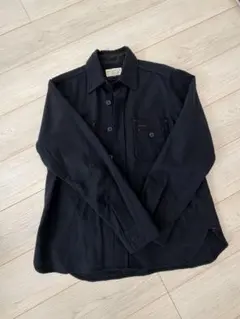 BEAMS HEART ブラック シャツジャケット Lサイズ