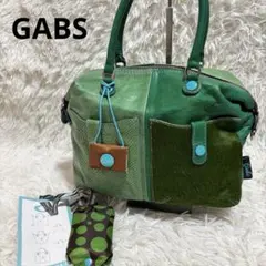 GABS イタリア製 本革 パッチワークハンドバッグのサムネイル