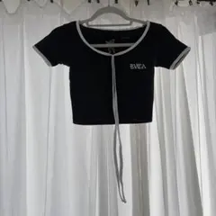 RVCA バタフライ刺繍 リンガーTシャツのサムネイル