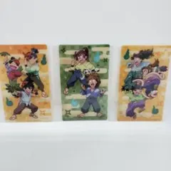 忍たま乱太郎【恐怖のきもだめし!の段 】クリアカード3枚セット