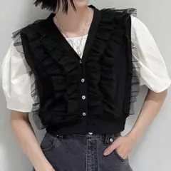 み*様 チュール付ベスト