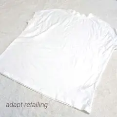 ✨️adapt retailing✨️　ゆったり　ホワイトカットソー　大きめ