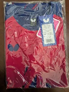Butterfly 卓球用 Tシャツ Sサイズ ネイビー/ローズ