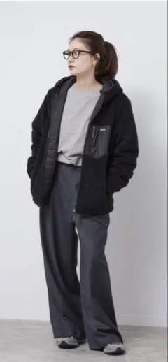 パタゴニア レディ・フレディ・フーディ　ジャケット　XXL リバーシブル